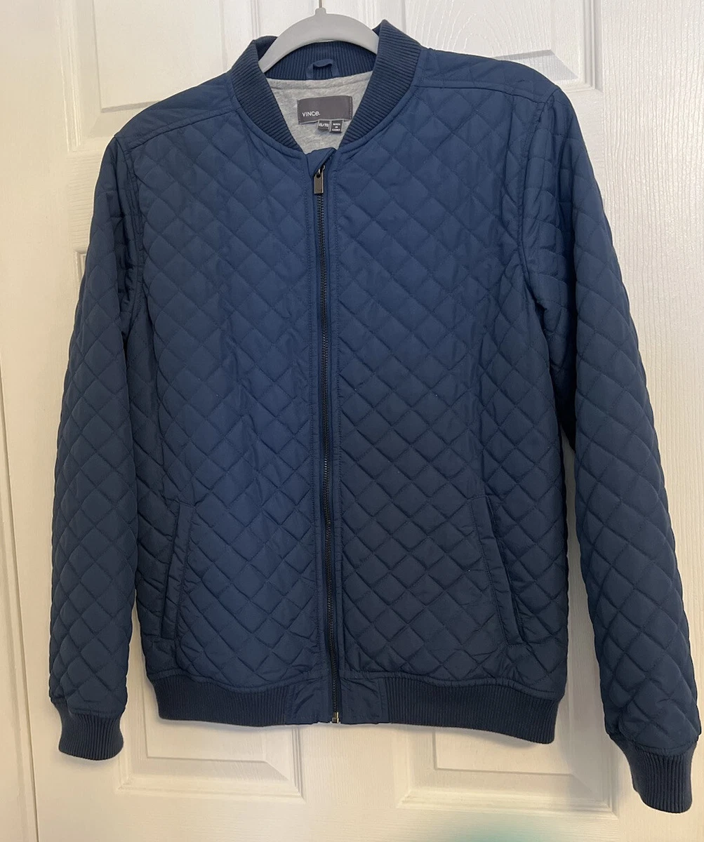 VINCE Boys Jacket Blue Size XL Quilted Long Sleeve Coat