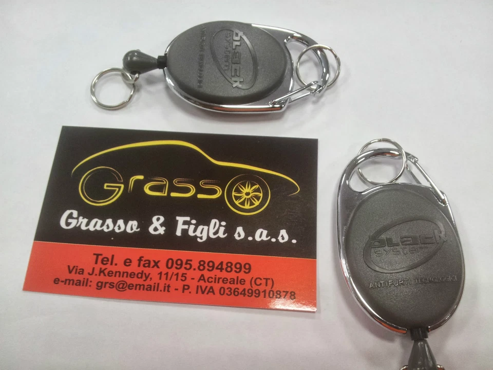 Portachiavi Auto portachiave BLOCK SYSTEM BLOCK SHAFT antifurto meccanico moto
