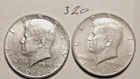 KENNEDY HALF DOLLAR,  90% SILVER,  1964-P,  1964-P, ---320