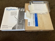 WORDPERFECT 5.1 FOR DOS / 12 5.25  DISKS / REFERENCE MANUAL / DEC. 1991