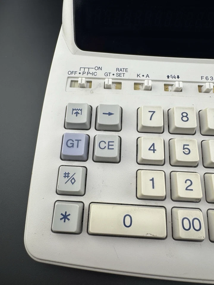 Sharp EL-1197PIII Heavy Duty Electronic Printing Calculator 12 Digit TESTED - Image 2 of 4