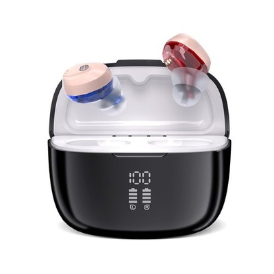 Hörgerät Sound Device Senior schwarz, Geräuschreduzierung, Ladegerät