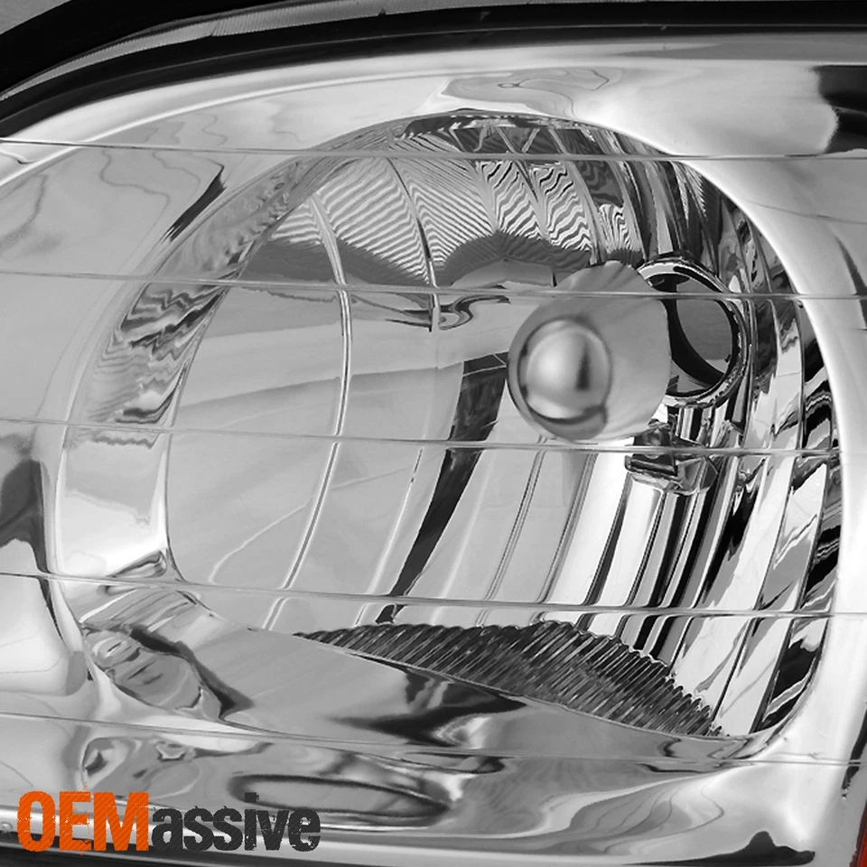 Faros transparentes cromados de repuesto para Ford Windstar 99-03 L + R Foto 3 de 4
