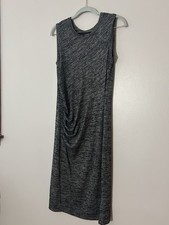 Women's Sleeveless GAP Asymmetrical Dress Heather Gray  Pullover Size S NWT