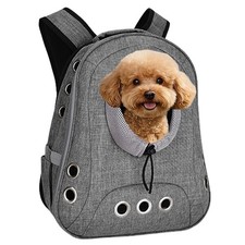 Pet Dog Backpack Carrier Small Doggy Front Backpack,Large Space Cat Carrier B...