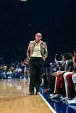 Head coach Jack Ramsey Portland Trail Blazers looks on v the Washi- Old Photo 11