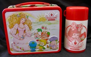 Vintage STRAWBERRYLAND Lunchbox & Thermos - Berry Princes (1985) C-8.5 Awesomes