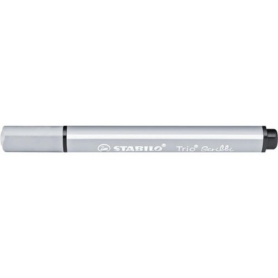 Gefederter Dreikant-Filzstift STABILO Trio Scribbi Einzelstift elefantengrau