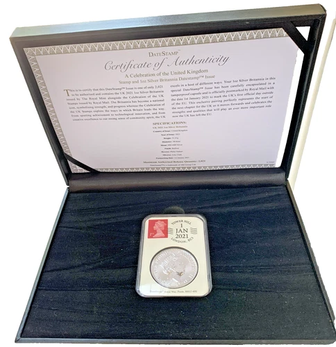2021 Silver Britannia 1 oz — photo from another recent sale