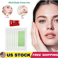 10PCS Hair Removal Paper Double Sided Cold Wax Strips Body Depilatory Patch Skin