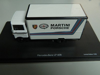 Schuco 1:43  ~ 03520 ~  MB LP 608 Koffer LKW Martini Racing
