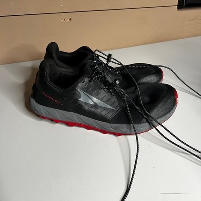 Altra Superior 5 Mens Trail Running Shoes Black Red AL0A546Z061 Size 10 US