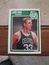 1989 Fleer Larry Bird Boston Celtics No. 8