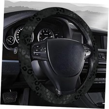 Steering Wheel Covers For Car Truck And Suv Cute Non Black Leopard Print