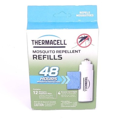 Thermacell Refill Value Pack 48 Hours  R4,   4 Butane Cart and 12 Mats