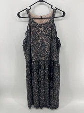 Ivanka Trump Sleeveless Elegant Lined Dress Womens Size 16 Black Fast Shipping