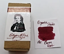 Organics Studio Edgar Allan Poe Raven Red Fountain Pen Ink