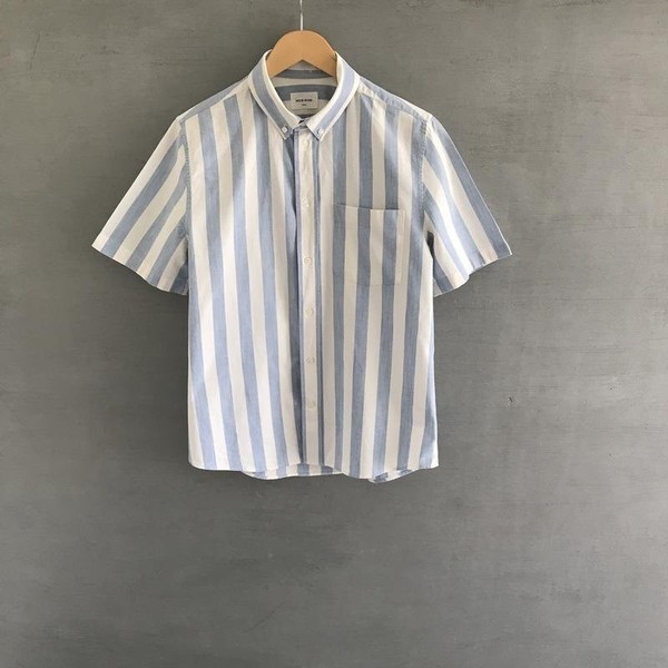 Men WOOD WOOD T-Shirt White Cotton M