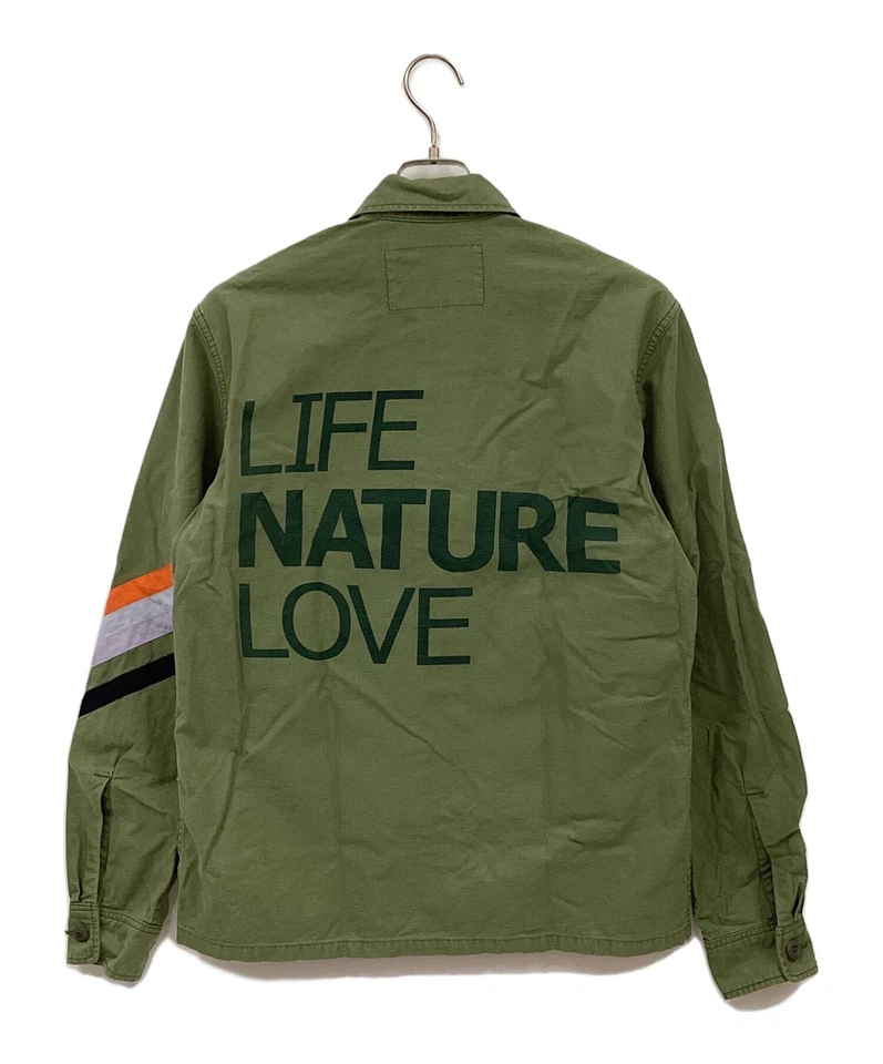 FREECITY military style jacket Size: 3 Green Men - Image 2 of 4