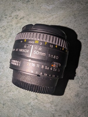 Nikon AF Nikkor 50mm f1.8D Autofocus Lens
