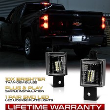 2014-2022 Chevy Silverado GMC Sierra BRIGHT SMD LED License Plate Light Housing