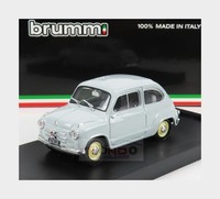 1:43 Brumm Fiat 600 Berlina I Series 1955 Grigio Perla Light Grey R247-03 Modell