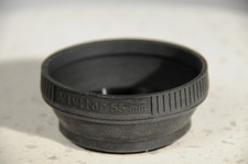 55mm rubber lens hood shade Vivitar hard rubber rigid
