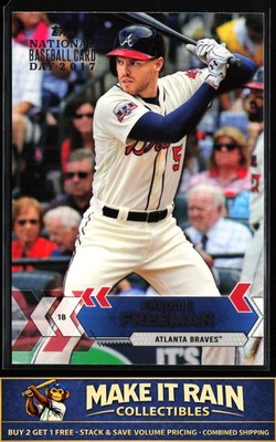Freddie Freeman 2017 Topps National Baseball Card Day #5 Atlanta Braves Baseball