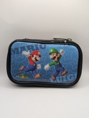 Nintendo 3DS DSi Lite Super Mario Bros Carrying Case Blue - Used & Cleaned