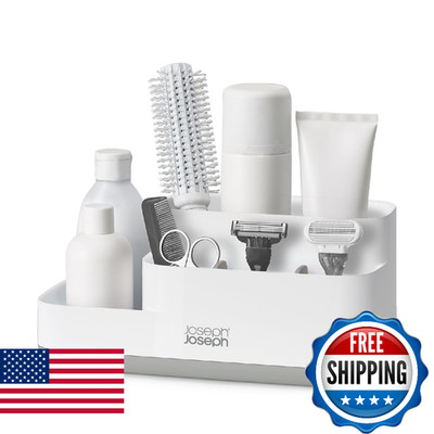 Joseph Joseph EasyStore Bathroom Storage Countertop Organizer Caddy , Gray