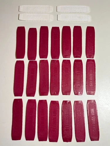 25 Vintage 1968 HOT WHEELS Redline Era PLAYSET ORANGE TRACK JOINERS Connecters