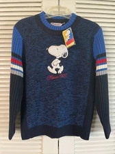 SNOOPY 2011 Peanuts Worldwide LLC Heavyweight Sweater 86CM New With Tags Japan