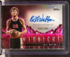 Bill Walton 2023-24 Topps Midnight Twilight Horizon Auto Autograph 9/199 Blazers
