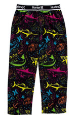 Hurley Boys' Pajama Pants, Black Shark Print, size 4 pijama ni o shark print