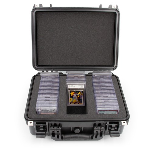 CM Graded Card Case Storage Box for 90+ BGS PSA Sports Trading Cards Slabs - Picture 8 of 11