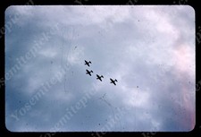 sl78  Original slide 1960&rsquo;s Military Airplanes in formation in flight 673a