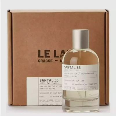 Le Labo Santal 33 3.4 Oz /100 ml Eau de Parfum Spray for Unisex New In Box US