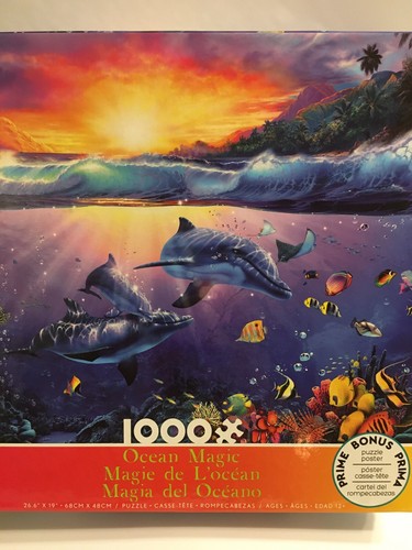 Craving jigsaw puzzles 1000 Pc Ocean Magic 26x19 New Unopened - Picture 4 of 6