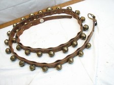 Graduated Set Bronze/Brass Sleigh Neck Bells Horse Musical Equestrian Carriage