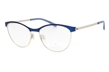Inface IF8447 9021 Gold Blue Women's Adults Eyeglasses 50-15-135 W/Case