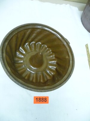 1888. Alte Ton Tonbackform Franken Backform Gugelhupf Kuchenform