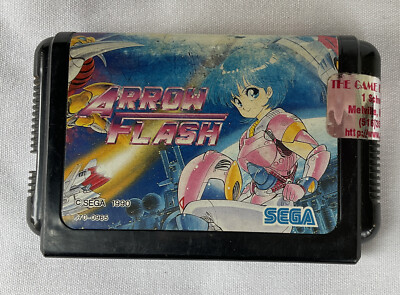 Arrow Flash, Sega Mega Drive Game Cartridge Japan 1990 !!