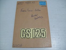 SUZUKI GS125 - EMBLEM / DECAL Ref - 68131-05350-019 - Free UK Post