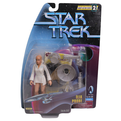 1997 Star Trek Serialized Warp Factor Series 2 Ilia Probe 4.75'' Figure - On Card