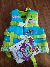 NEW Unisex Color changing in water Stearns Puddle Jumper Child Sz. 30/50 Ibs