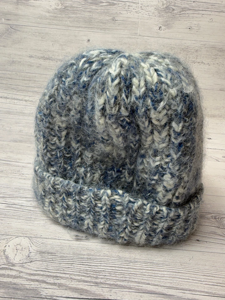 Superdry Blue knit wool winter hat beanie - Изображение 4 из 4
