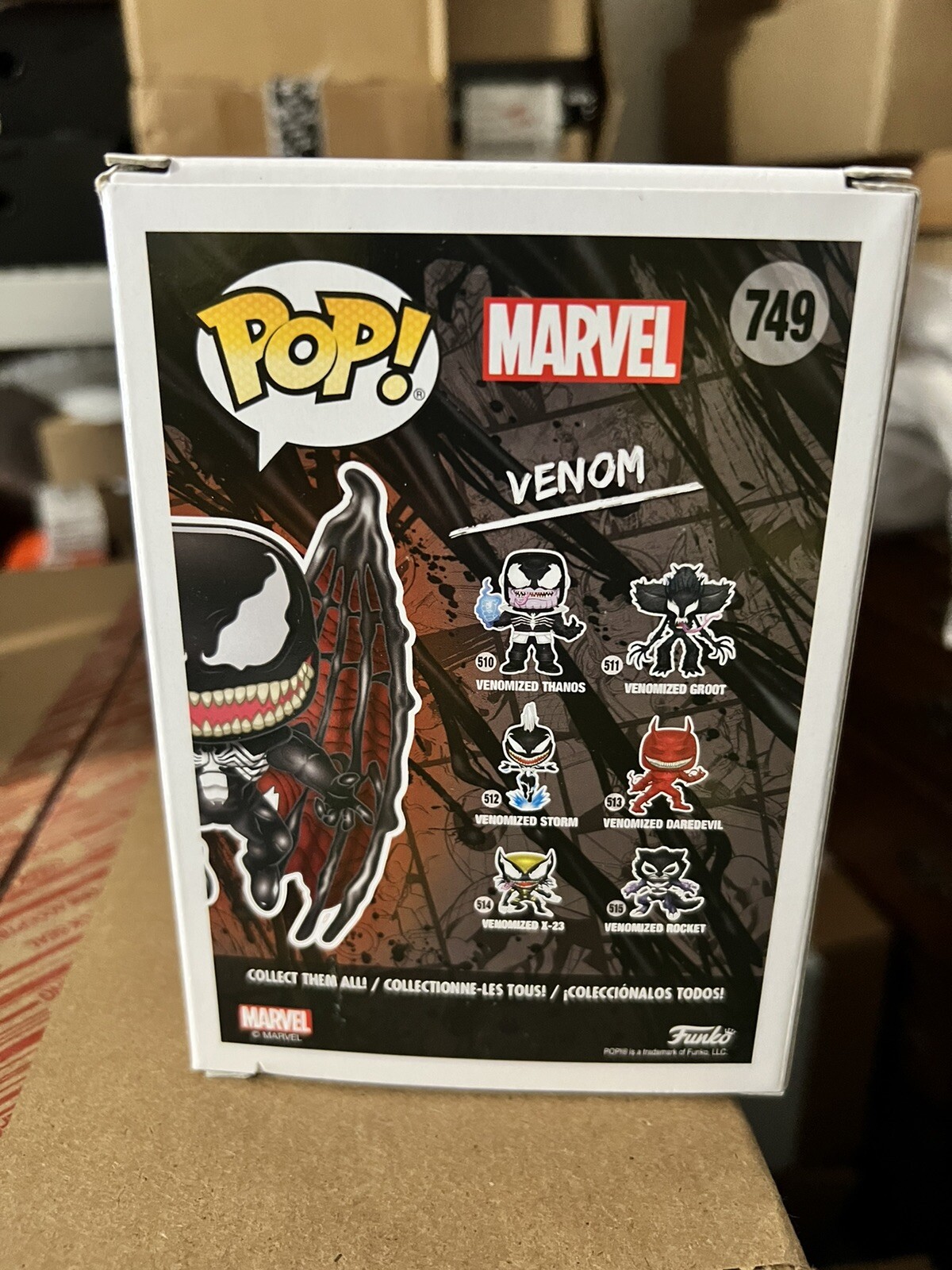 Venom (Glow) - Limited Edition Chase - Limited Edition Pop In A Box Ex –  Black Panther Collectables