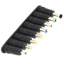 8 Plug Power Plug DC Converter Adapter to 5.5 2.1mm For Laptop Notebook Jack