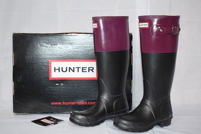 hunter colour block wellies