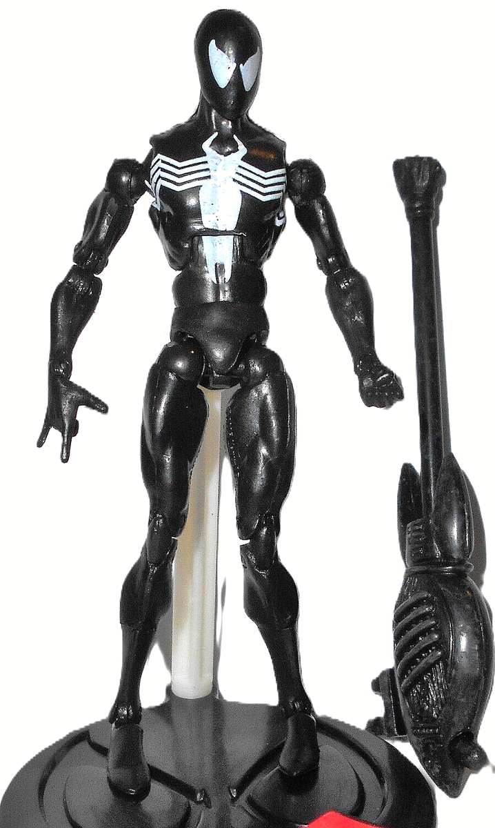 marvel legends showdown SPIDER-MAN black suit 2005 universe 4 inch